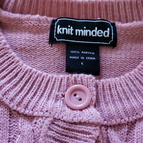 Knit minded button down sweater size - Picture 4 of 5